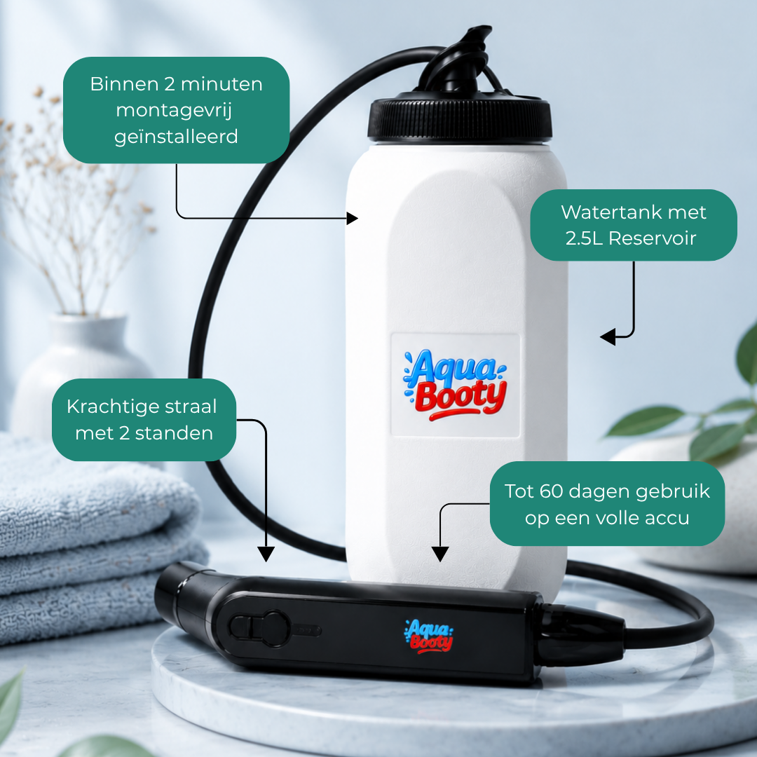 AquaBooty Montagevrij Bidet