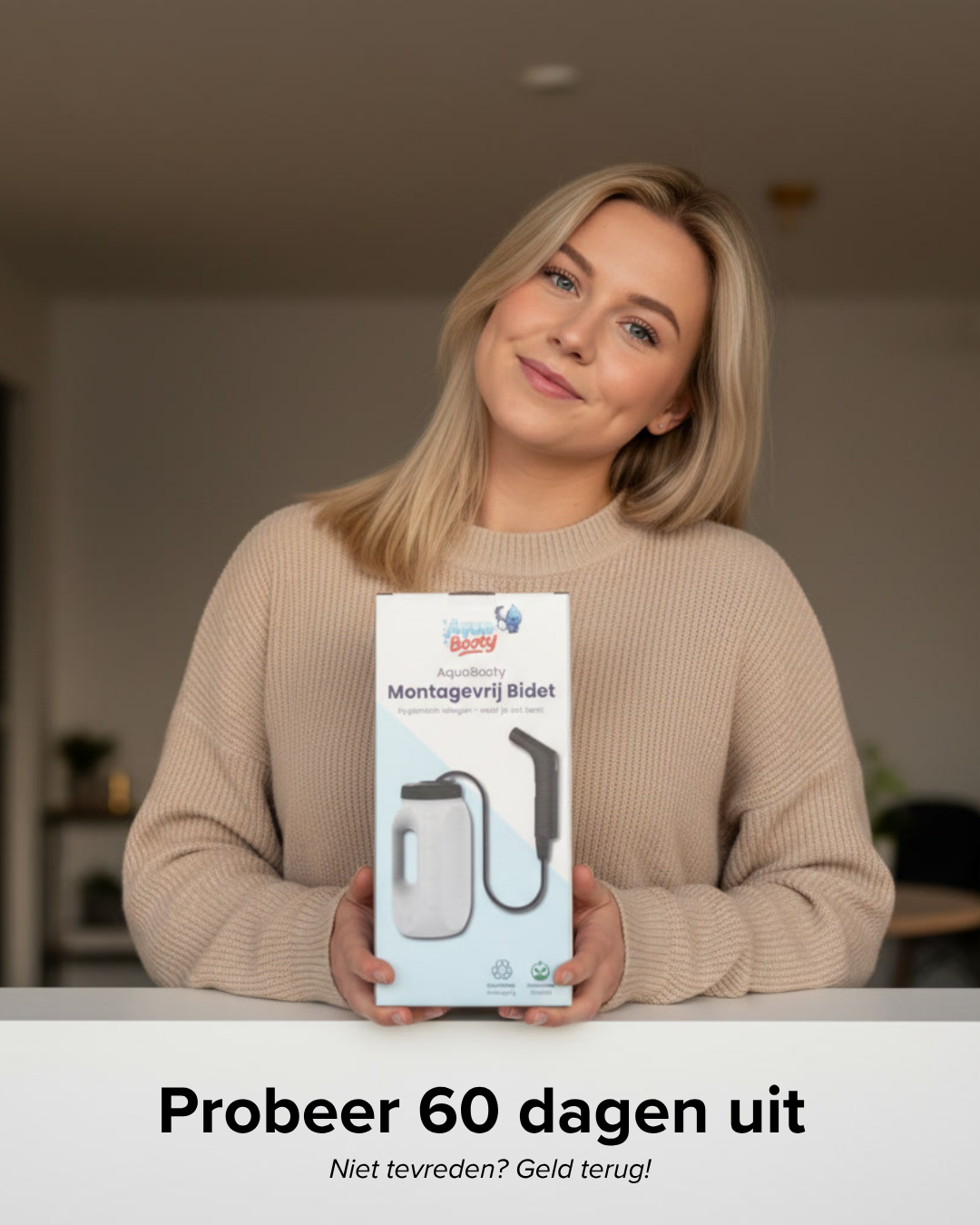 AquaBooty Montagevrij Bidet