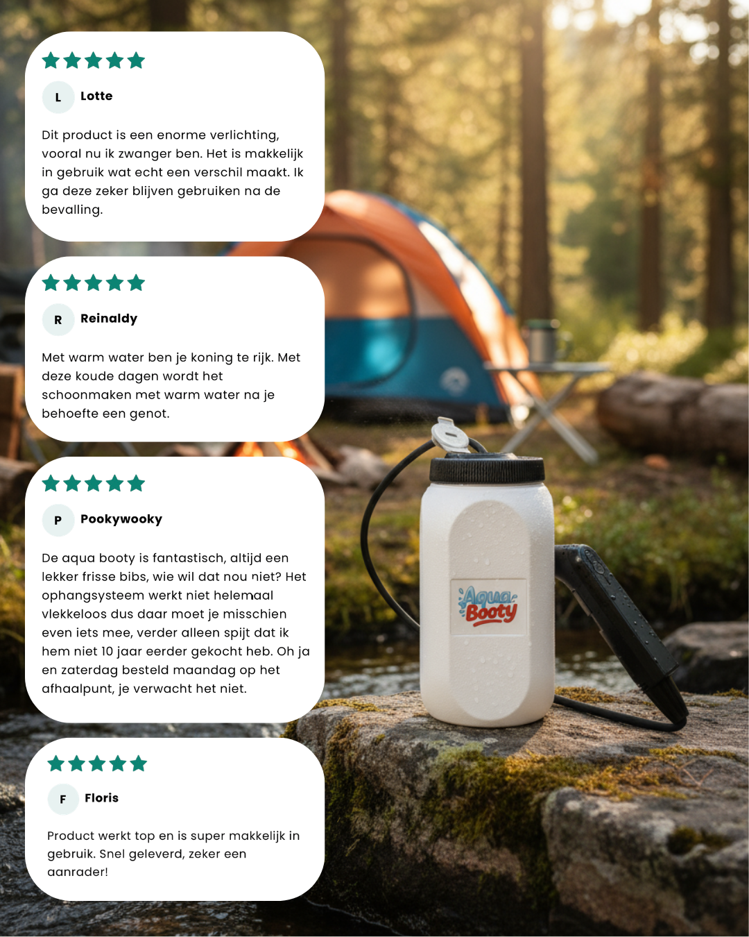 AquaBooty Montagevrij Bidet