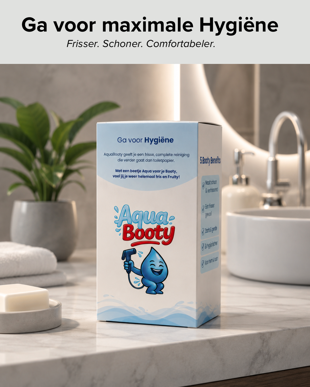AquaBooty Montagevrij Bidet
